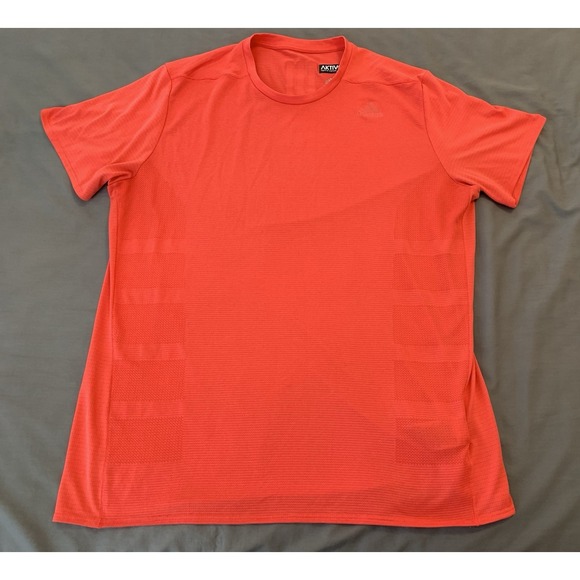 adidas Tops - Adidas Running Aktiv Against Cancer Burnt Orange Shirt Reflective Woman's Large